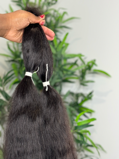 Human hair bulk for braiding